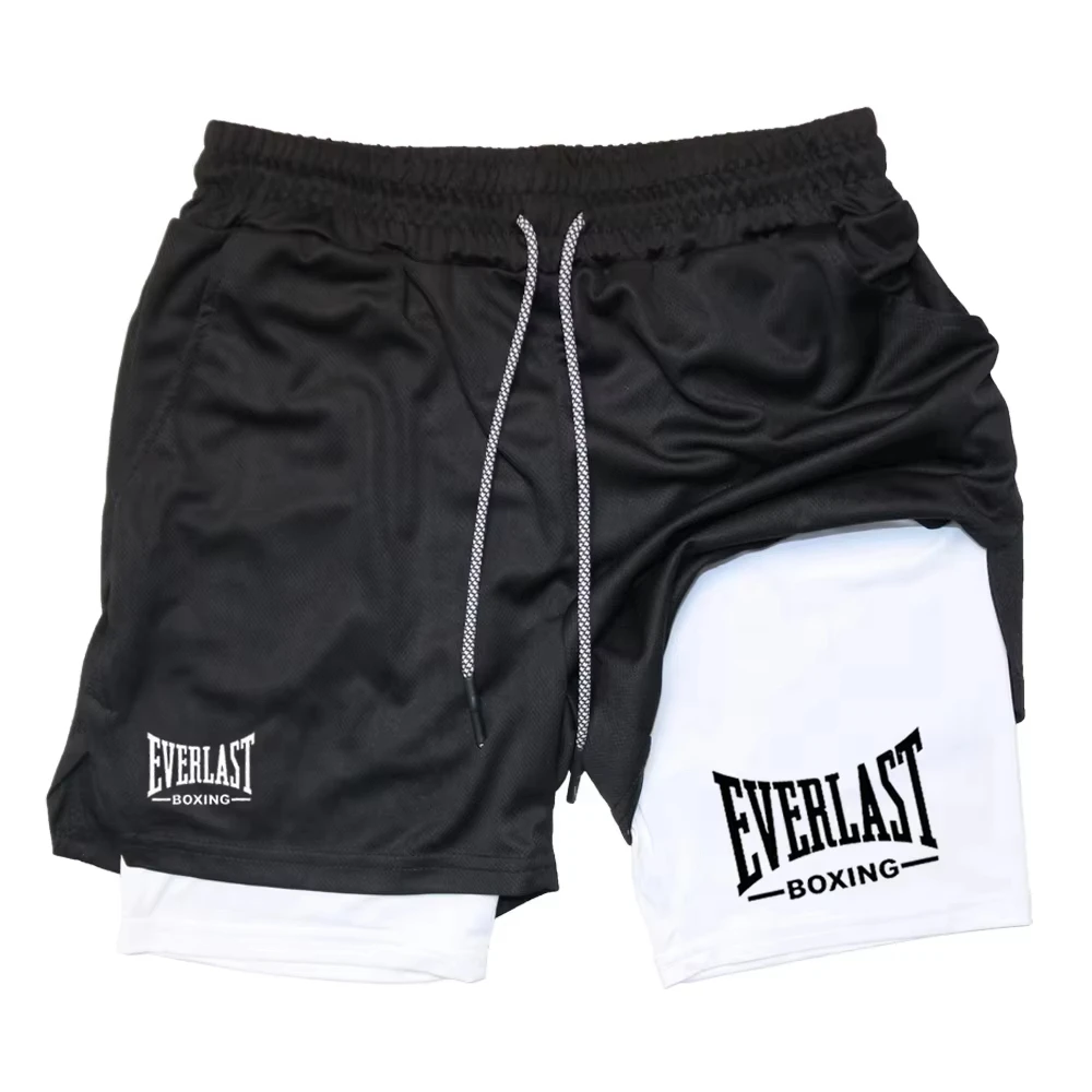 Mesh Sport Boxer - Shorts de boxe double couche pour